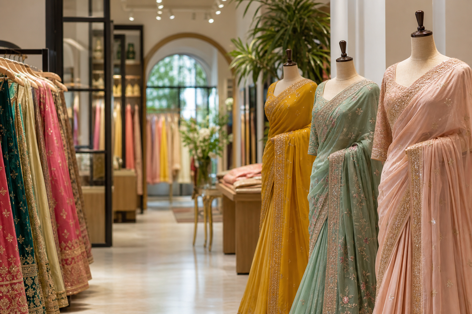 Ruffle Trends premium sarees and ethnic wear